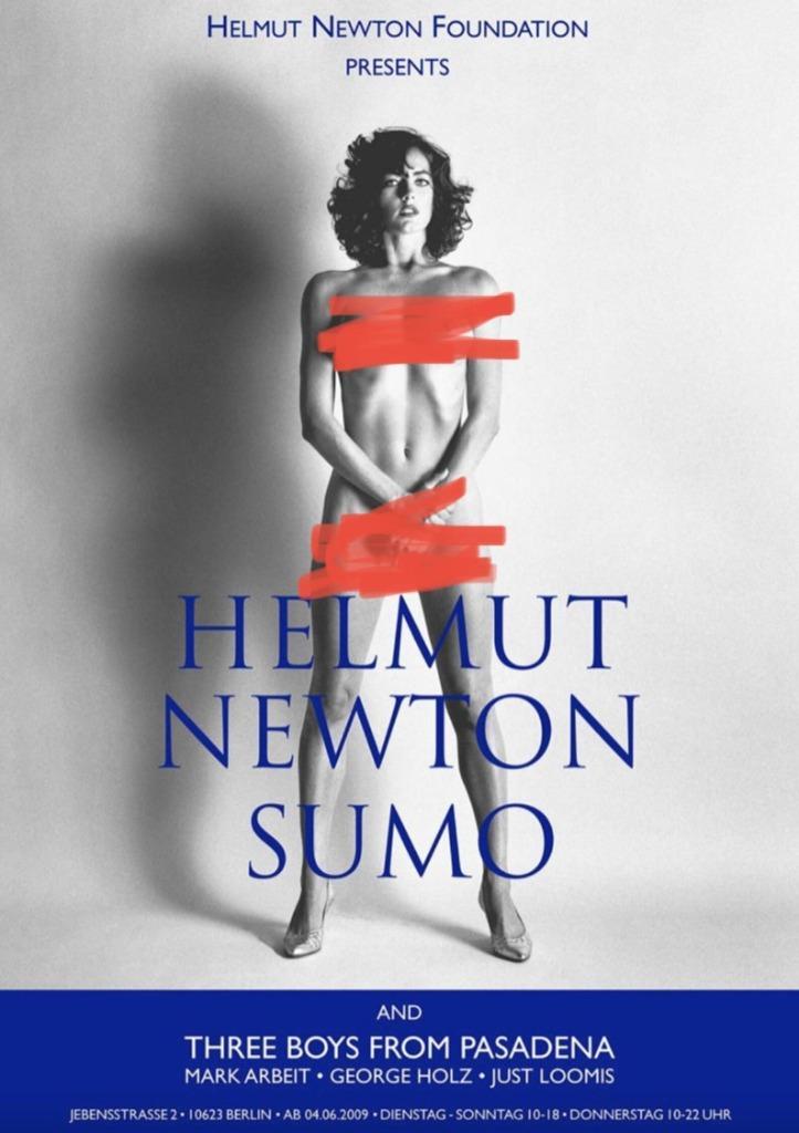 Helmut Newton Sumo tentoonstellingsposter 2009, Berlijn, Boeken, Kunst en Cultuur | Fotografie en Design, Nieuw, Overige onderwerpen