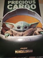 Poster Grogu Baby Yoda Mandalorian, Ophalen of Verzenden, Zo goed als nieuw, Boek of Poster