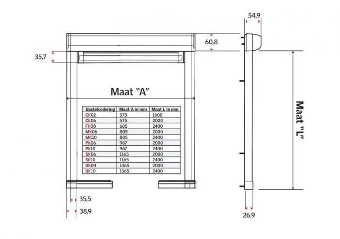 insecten hor Velux ZIL MK10, 80 tot 120 cm, Nieuw, Dakraam, 160 cm of meer