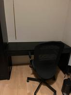 IKEA Micke Bureau Zwart - 142x50cm, Huis en Inrichting, Bureaus, Ophalen of Verzenden, Zo goed als nieuw, Bureau