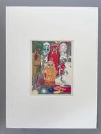 Houtgravure Kees van Dongen inclusief zuurvrij passepartout, Antiek en Kunst, Kunst | Etsen en Gravures, Ophalen of Verzenden