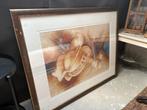 GRATIS Groot schilderij met roos, Ophalen, Zo goed als nieuw, Schilderij, 75 cm of meer