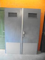 2x gelijke set openslaande blinde buitendeuren, 158 x 215, Doe-het-zelf en Verbouw, Deuren en Horren, Ophalen, 120 cm of meer