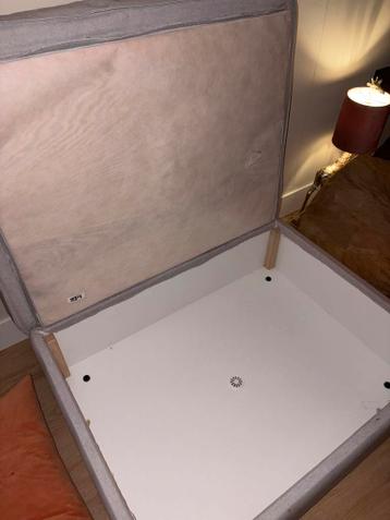 Poef van ikea kivik in lichtgrijs - afbeelding 2