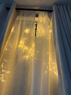 Vitrage met plooiband - Mooie lichtdoorlatende gordijnen, Wit, Ophalen of Verzenden, Zo goed als nieuw, 200 cm of meer