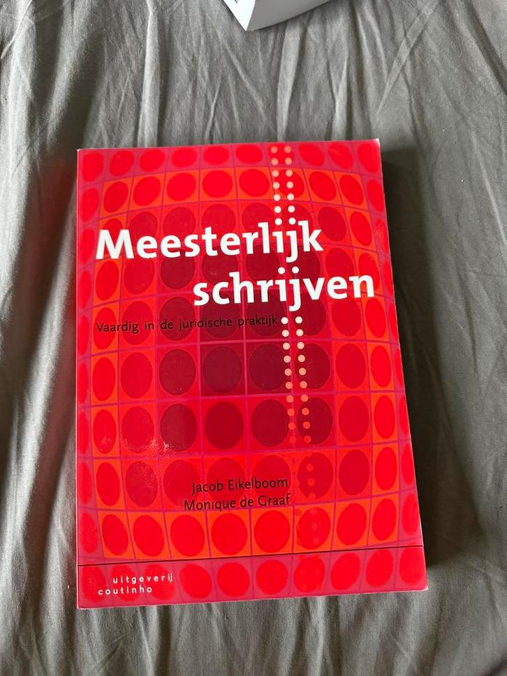 Jacob Eikelboom - Meesterlijk schrijven, Boeken, Wetenschap, Zo goed als nieuw, Ophalen of Verzenden