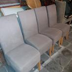 Set van 4 Gestooffeerde Eetkamerstoelen, Ophalen