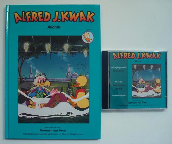 Alfred J. Kwak - Atlantis (boek+CD), Boeken, Stripboeken, Zo goed als nieuw, Eén stripboek, Ophalen