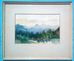 GESIGNEERDE AQUAREL CHRISTABEL CALVERT (1907-1972) INGELIJST, Verzenden
