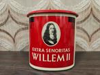 Vintage Willem II Extra Senoritas Sigarenblik, Verzamelen, Blikken, Ophalen of Verzenden, Gebruikt, Overige, Overige merken
