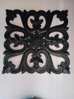 Houten Wanddecoratie 45x45cm - 2 Stuks, Ophalen of Verzenden, Nieuw