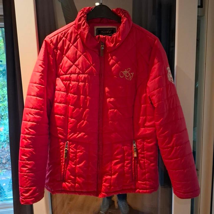 HV Society Ruiterjas Dames Winter Rood Maat XXL, Dieren en Toebehoren, Paardrijkleding, Zo goed als nieuw, Dames, Bovenkleding
