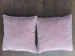 2 kussens, zachte stof, 40x40cm, als NIEUW!!! 40x40cm. 2=€5, Huis en Inrichting, Woonaccessoires | Kussens, Ophalen of Verzenden