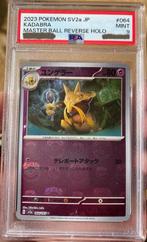 Kadabra Masterbal Reverse Holo #64 PSA9 🇯🇵 sv2a Pokemon, Verzenden, Zo goed als nieuw, Losse kaart