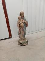 Antiek Maria beeld met kind, Antiek en Kunst, Antiek | Religie, Ophalen