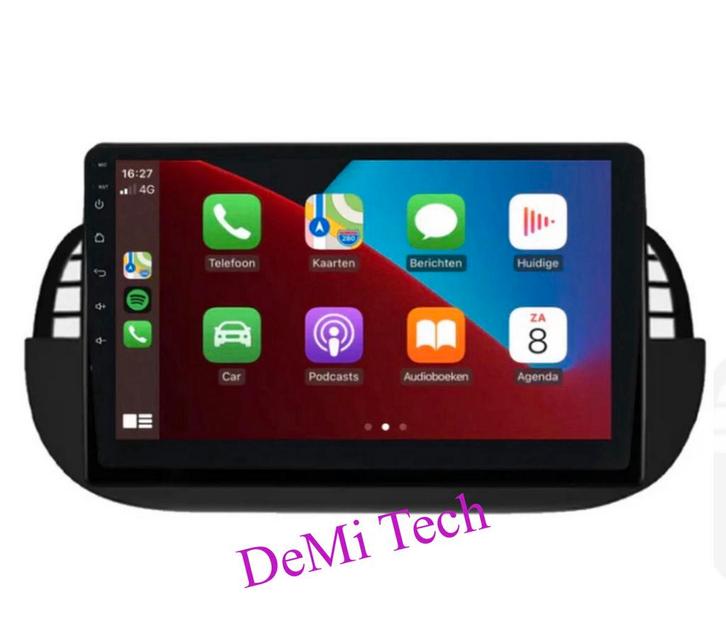 Fiat 500 CarPlay & Android Auto, Auto diversen, Autoradio's, Nieuw, Ophalen of Verzenden
