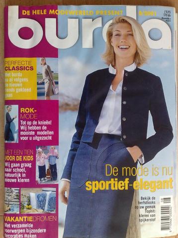 Burda augustus , nr. 8 / 2001 beschikbaar voor biedingen