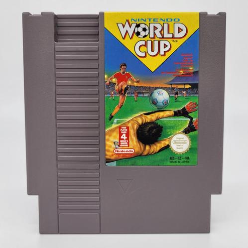 World Cup - NES Nintendo - Cartridge - PAL B, Spelcomputers en Games, Games | Nintendo NES, Gebruikt, Sport, 3 spelers of meer
