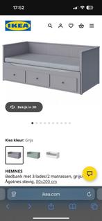 Hemnes Bed (Ikea) - Zonder Matras, Gebruikt, Eenpersoons, Ophalen of Verzenden, 80 cm