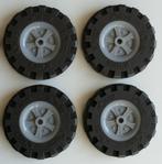 K'NEX Onderdeel | Grote Wielen (Grijs/Zwart) voor Auto/Truck, Ophalen of Verzenden, Zo goed als nieuw, K'nex