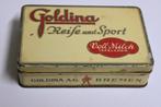 goldina chocolade blikje duitsland pre wo2 schokolade, Ophalen of Verzenden, Gebruikt, Overige