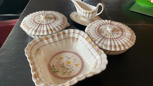 Fraaie Vintage Copeland Buttercup England, Antiek en Kunst, Antiek | Servies compleet, Ophalen of Verzenden