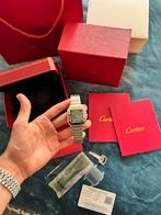 Cartier Santos Fullset BVF, Overige merken, Leer, Staal, Polshorloge