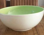 Leuke Schaal Ø 23 cm  |  crème groen, Ophalen of Verzenden, Zo goed als nieuw, Overige stijlen, Schaal of Schalen