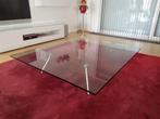 Moderne glazen tafel, Ophalen, Zo goed als nieuw, Rechthoekig, 100 tot 150 cm