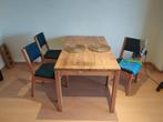 Eethoek Tafel met 4 Stoelen, Huis en Inrichting, Complete eetkamers, Ophalen, Gebruikt, Grenen, 4 tot 6 stoelen