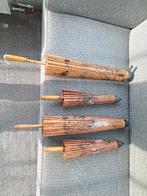Set oude beschilderde Japanse parasols, Ophalen