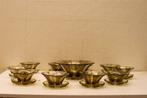 22 delig Walther Glas - Art Deco dessert schaal met 10 schaa
