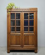 Antieke brocante Art Deco meidenkast vintage linnenkast kast, Antiek en Kunst, Ophalen of Verzenden