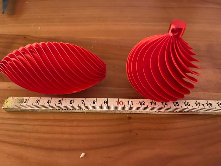3D Geprinte Kerstballen - Set van 2, Diversen, Kerst, Nieuw, Ophalen of Verzenden
