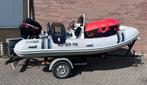 Rubberboot met motor en trailer., Watersport en Boten, Gebruikt, Benzine, Minder dan 70 pk, Overige materialen
