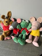 Max veldhuijs kikker en zijn vriendjes handpoppen 4 knuffel, Ophalen of Verzenden, Zo goed als nieuw, Kikker