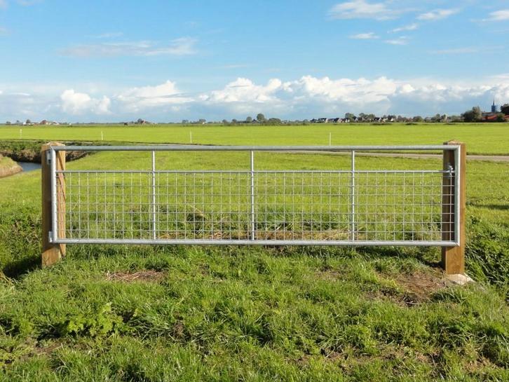 Landhek met gaas weidehek poort schapen lammeren, Dieren en Toebehoren, Overige Dieren-accessoires, Nieuw, Verzenden