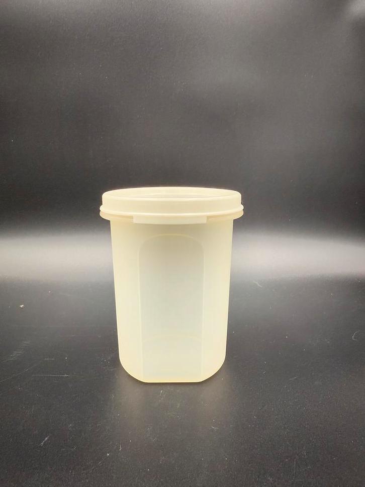 Tupperware Voorraaddoos Wit 440ml, 11cm hoog, Huis en Inrichting, Keuken | Tupperware, Zo goed als nieuw, Bus of Trommel, Wit