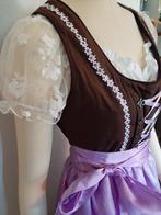 Oktoberfest, dirndl met schort en blouse, 40, Verzenden, Zo goed als nieuw, Maat 38/40 (M), Overige thema's