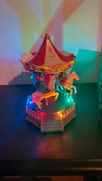 Kerst draaimolen met muziek en lampjes., Diversen, Kerst, Ophalen of Verzenden, Zo goed als nieuw