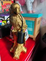 Papegaai lamp in goude kleur, Huis en Inrichting, Ophalen of Verzenden, Zo goed als nieuw, Minder dan 50 cm