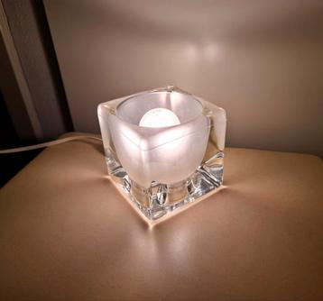 Peil & Putzler kubus lamp tafellamp ice cube glas zeer mooi  beschikbaar voor biedingen
