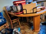 Degelijke houten eettafel, Huis en Inrichting, Tafels | Eettafels, Ophalen, Zo goed als nieuw, Overige vormen