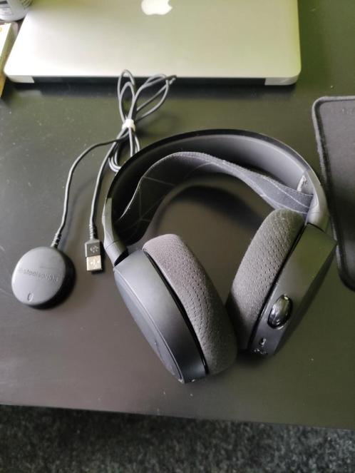 Steelseries Arctis 7 2019 wireless headset, Computers en Software, Headsets, Gebruikt, Over-ear, Draadloos, Gaming headset, Ophalen of Verzenden