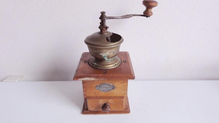 Leinbrock's Ideal antieke koffiemolen, Antiek en Kunst, Curiosa en Brocante, Ophalen of Verzenden
