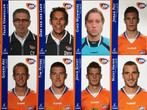 8 spelerskaarten RBC Roosendaal seizoen 2009-2010, Ophalen of Verzenden, Zo goed als nieuw, Feyenoord, Spelerskaart