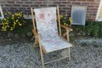 Brocante Franse tuinstoel - Mentha Brocante, Tuin en Terras, Ophalen, Gebruikt, Inklapbaar, Hout