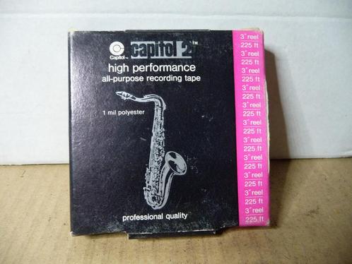 Capitol bandrecorder banden 7,5 cm set 2 st. Verz kan ook, Audio, Tv en Foto, Bandrecorders, Onderdeel, Ophalen