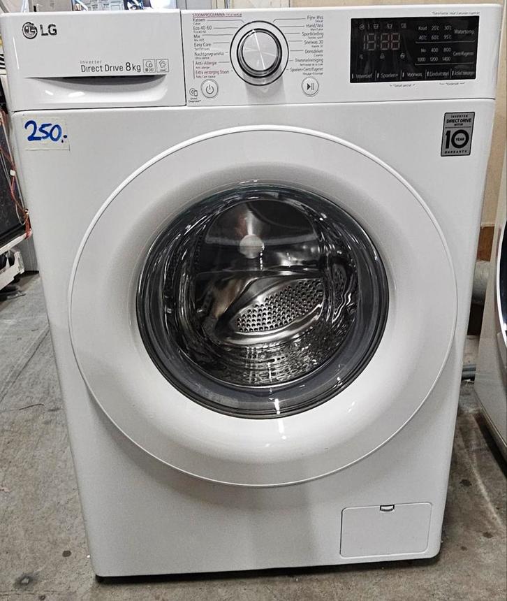 LG Wasmachine 8kg, Witgoed en Apparatuur, Wasmachines, Gebruikt, Voorlader, 6 tot 8 kg, 85 tot 90 cm, 1200 tot 1600 toeren, Kort programma