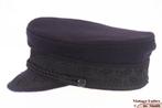 Vintage Kapiteinspet Prinz Heinrich zeer donker blauw 55 = S, Ophalen of Verzenden, Prinz Heinrich, Pet, 57 cm (M, 7⅛ inch) of minder